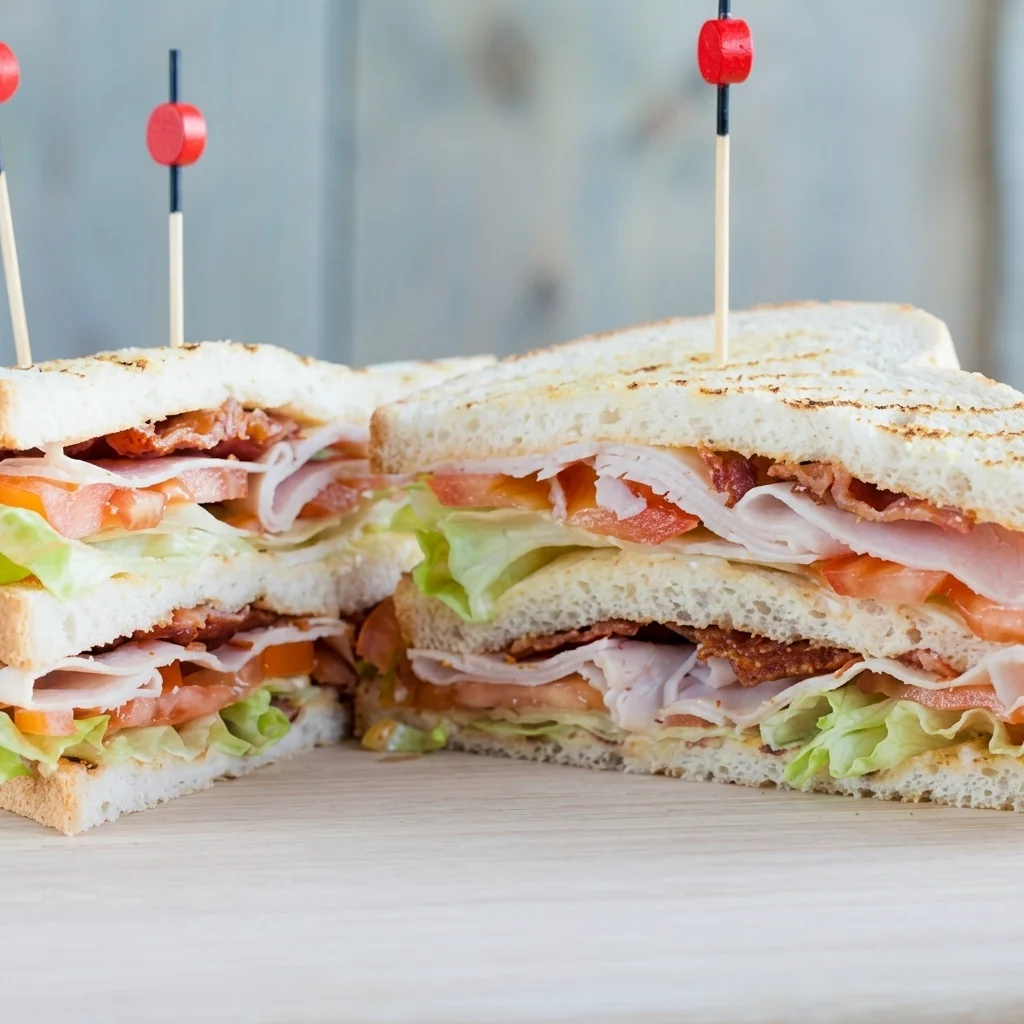 Clubhouse Sandwich at Melita Restaurant and Bar in Melita, Manitoba