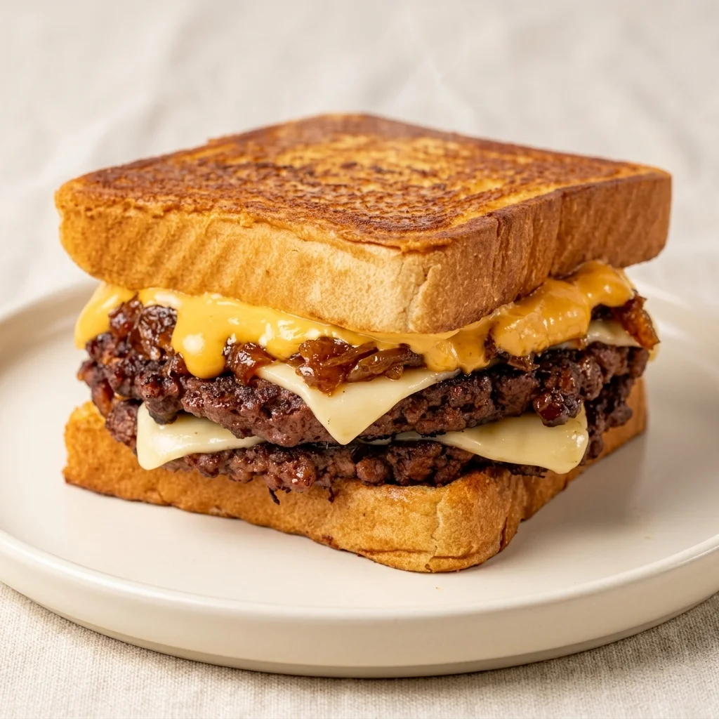 Patty Melt with fries at Melita Restaurant and Bar in Melita, Manitoba